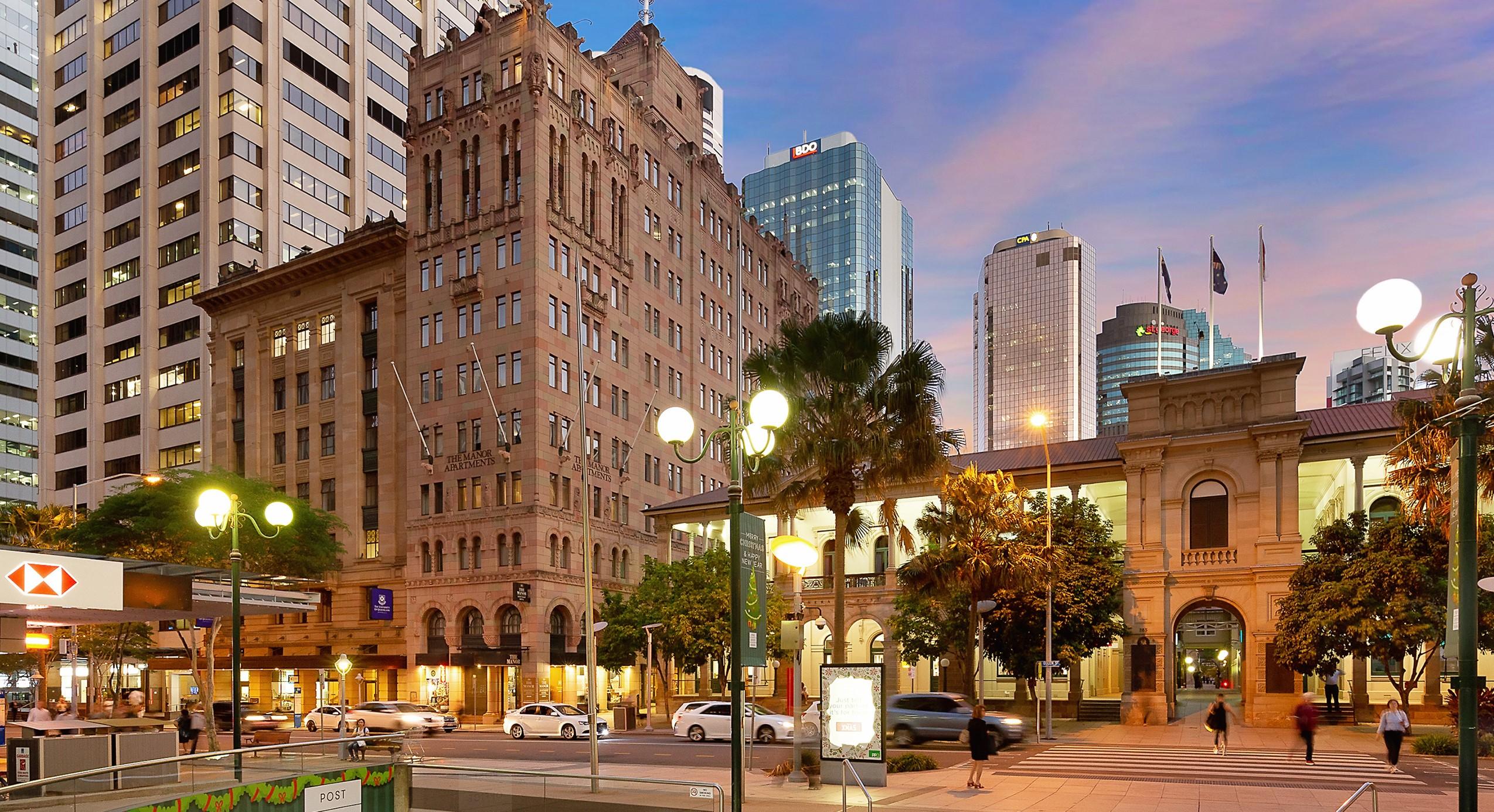 Manor Apartment Hotel Brisbane Exteriör bild